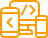 Yellow-Cross-platform-icon