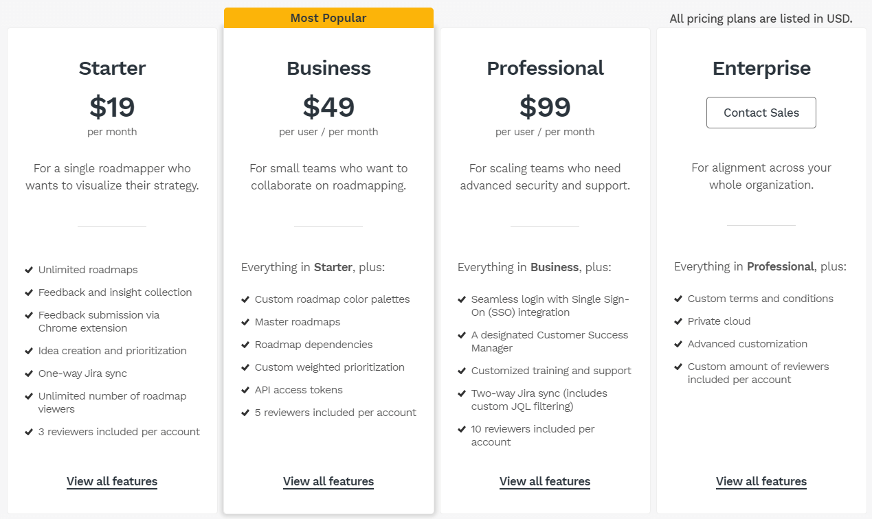 roadmunk-pricing-plans-ascendixtech