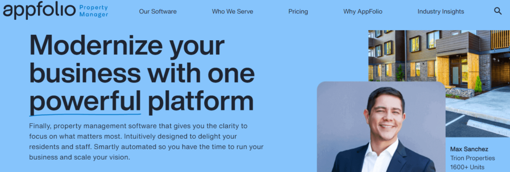 AppFolio-commercial real estate property management software company