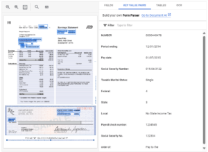 AI mortgage document processing in Google document cloud 