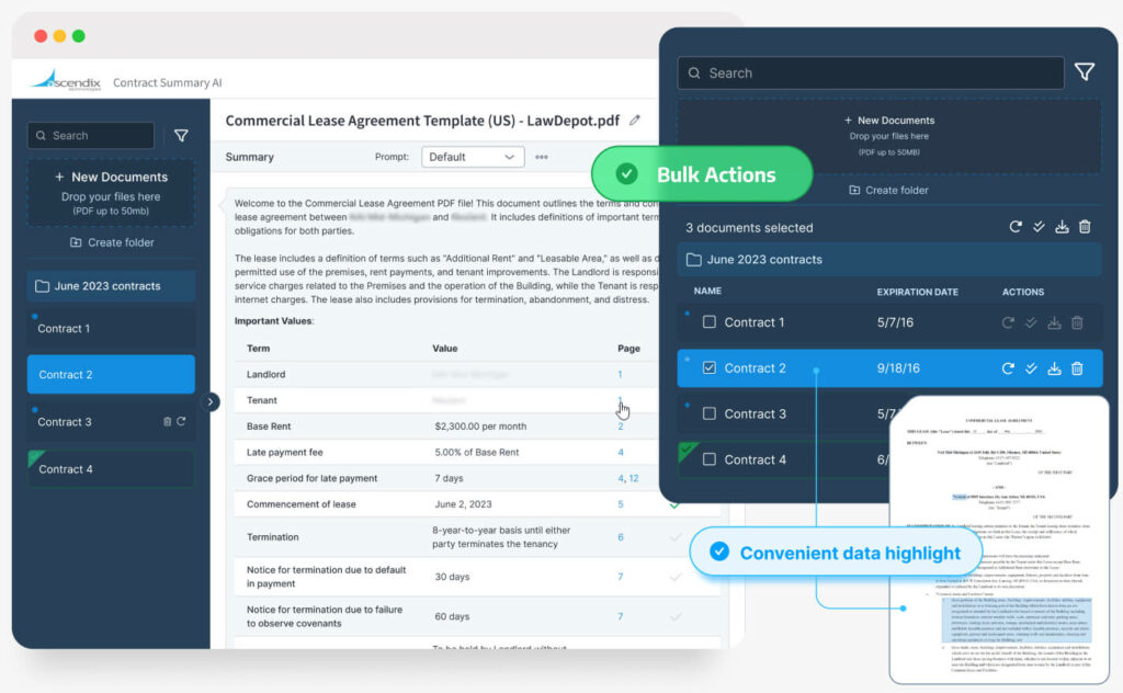 document abstraction tool example