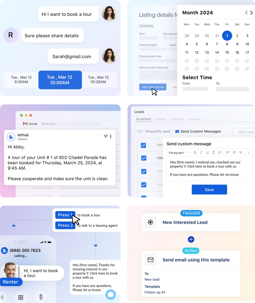 Lethub AI Leasing Assistant Capabilities