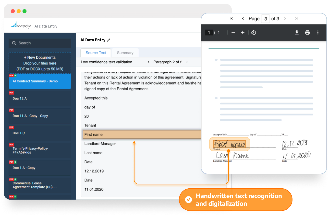 Document Data Capture