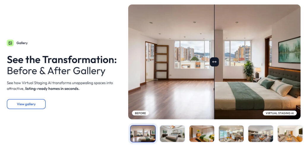 image generative ai in real estate: virtual staging