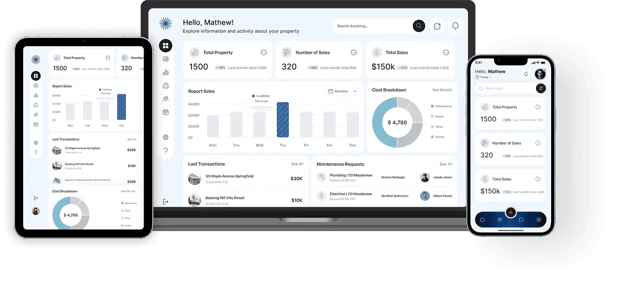 Fingent dashboard